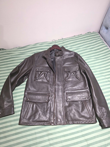 Belstaff grant brown leather - brown,