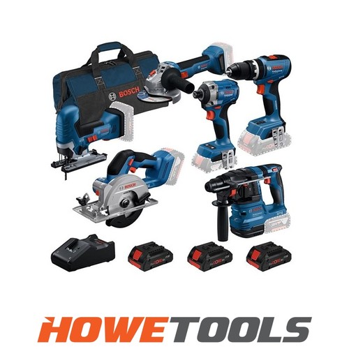 Bosch 6pce tool kit - 18v, pack