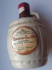 Vintage old 1960s Display EMPTY Bottle Keg Barrel 3" Tall Blended Scottish 