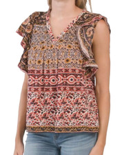 Monsoon Women's Flutter Sleeve