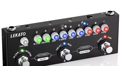Lekato multi effects guitar - lekato,