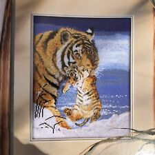 cross stitch Charts X2 Tiger & Cub And Cub In Snow from Book Pollyanna Pickering
