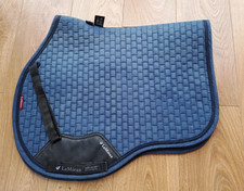 LeMieux Suede Pro Sport GP Square Atlantic Blue Saddlepad