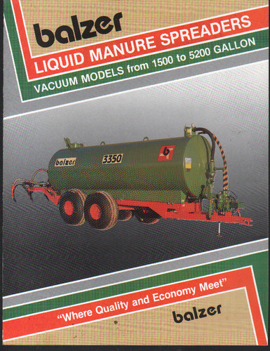 Balzer liquid manure spreaders - balzer,