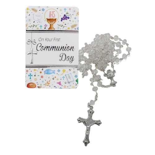 First holy communion - communion, rosary