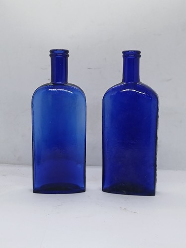 Pair old cobalt - cobalt, blue