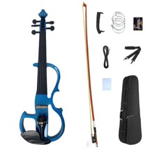 Blue 5 String Electric Violin