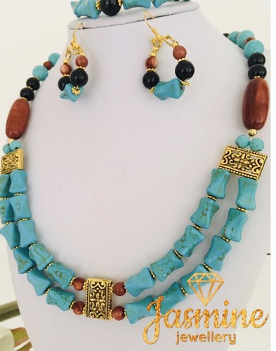 Turquoise women necklace - turquoise,