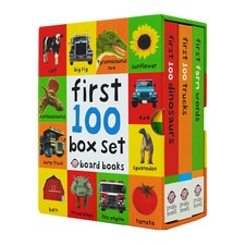 First 100 series 3 Books Children Box Set By Roger Priddy - Age 0-5 - Board Book