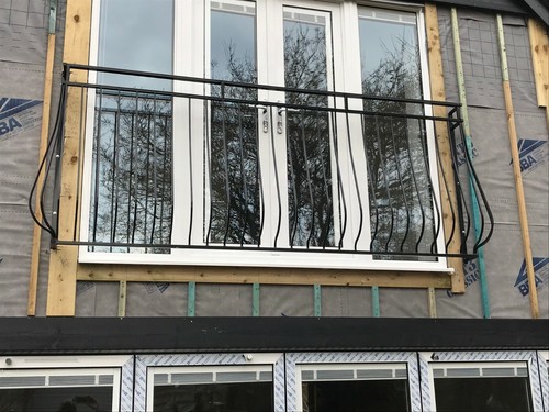 Metal juliet balcony - made, to