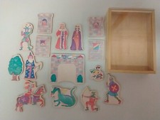 SET OF 15 WOODEN FRIDGE