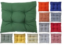 Gingham Dining Chair Seat Pad