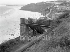 Carbis Bay Footbridge 4.5 x 6 cm Railway Negative RN513