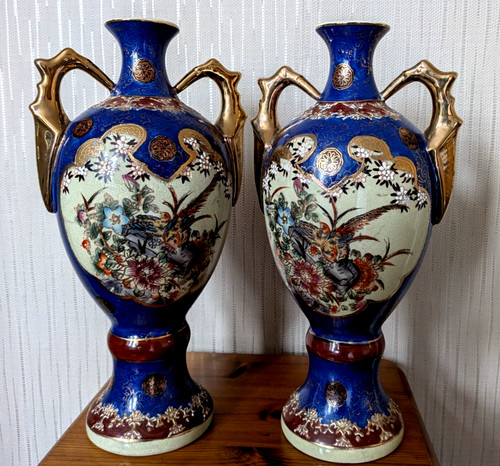 Pair vintage oriental - vintage, satsuma