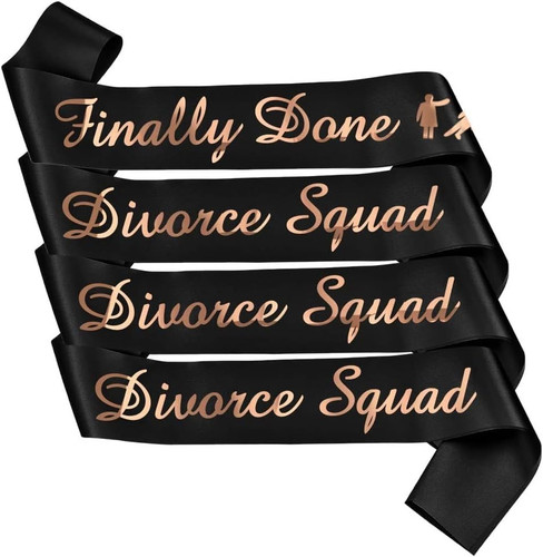 Finally done and just - and, divorced