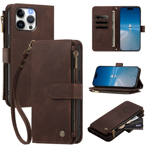 Zipper card leather wallet - 9,