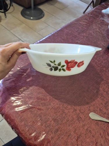 Jaj pyrex june rose - rose, vintage