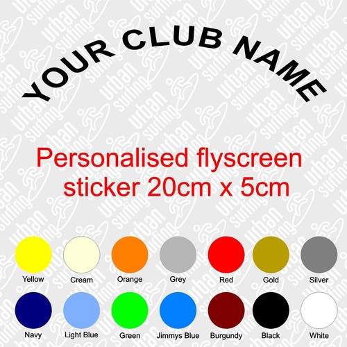 Your club name personalised - your,
