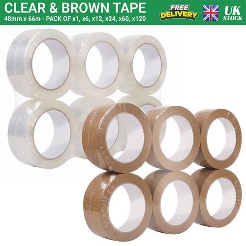 Clear brown tape - tape, x
