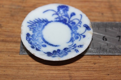 Antique miniature blue and - miniature,