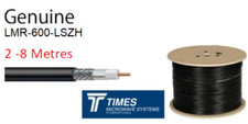 LMR 600 LSZH 50 Ohm Low Smoke, Non-Toxic Times Microwave coaxial cable 2-8m