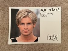 GERARD McCARTHY     (HOLLYOAKS) PRESIGNED CAST CARD