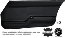 BLACK STITCH 2X FRONT DOOR