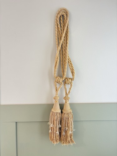 Large double rope tassel - double,