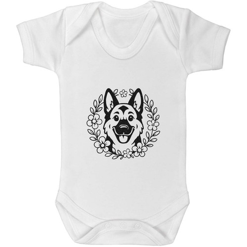German shepherd wreath baby - 'german,