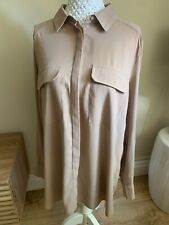 Primark Blouse size 14, Fawn, Long Sleeved, Pre loved 