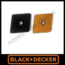 2 x Black & Decker Mouse Sander Hook & Loop Diamond Tip Pad KA161 KA160K KA165GT