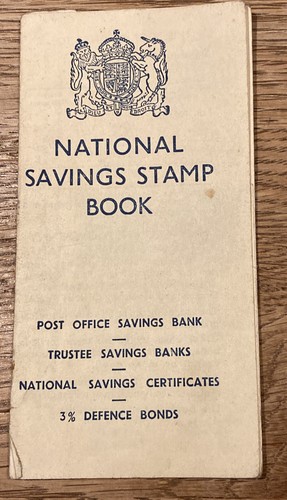 National savings stamp - savings, book
