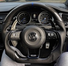 Blue Real Carbon Wheel VW Golf