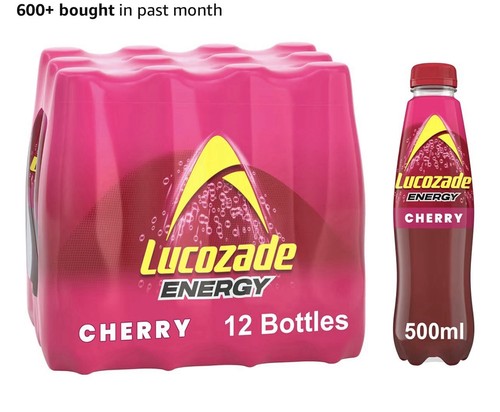 Lucozade energy cherry x - energy,