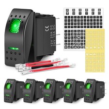 Nilight 6 Pack 5 PIN SPST