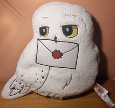 Harry Potter Hedwig Owl White Cushion Soft Toy Pillow Primark Home 