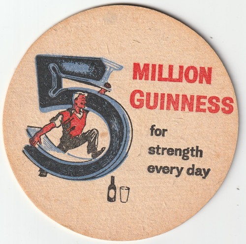 Beer mat guinness - mat, five