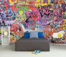 Graffiti Backdrop Wall Street