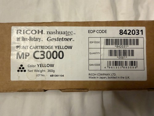 Genuine original ricoh - genuine, mpc3000