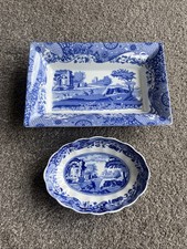 Spode Italian 2 Blue & White Dishes