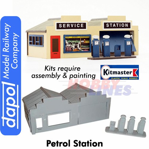 Petrol service station model - service,