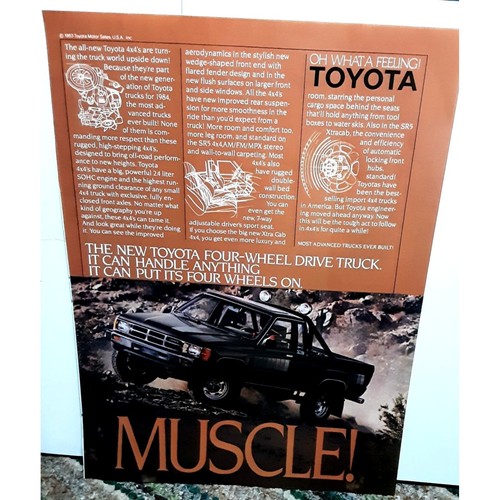 1984 toyota four wheel drive - toyota,