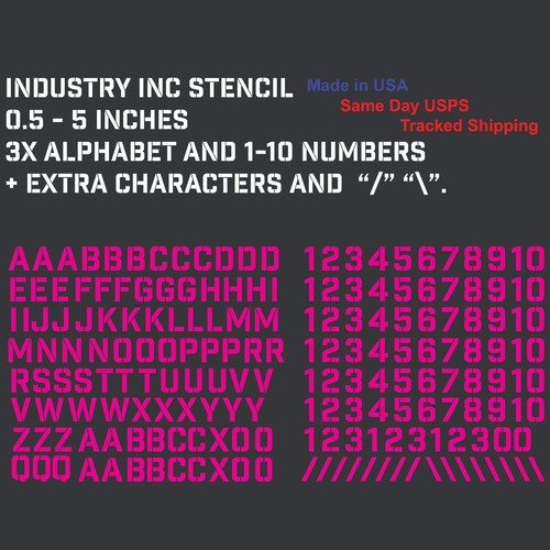 Alphabet 10 vinyl decal - alphabet, 1-10