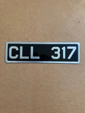 RMA317P CLL317 Leyland Leopard Plaxton Crosville Bus Coach Fleet Number Plate