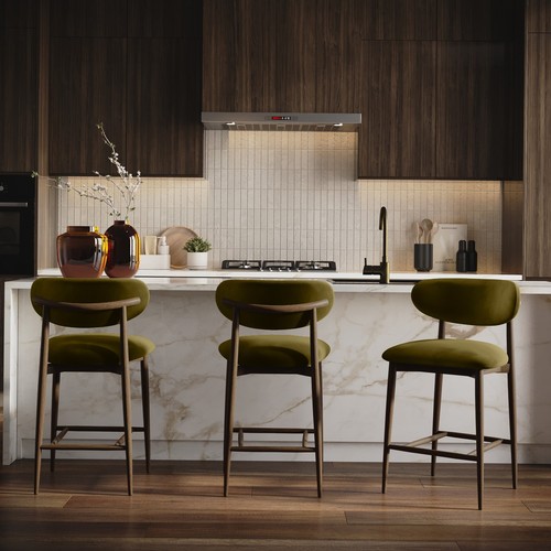 Set walnut and olive - walnut,