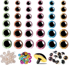 180Pcs 3D Glitter Safety Eyes
