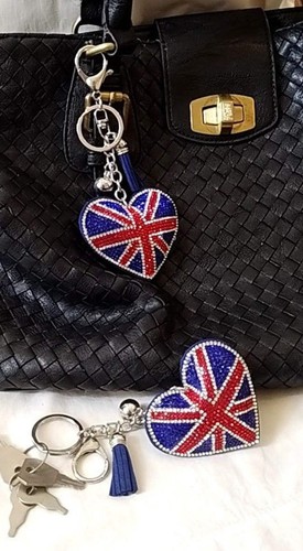 Bag charm union - bag, heart