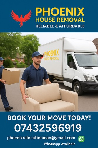 Man with van - house, office