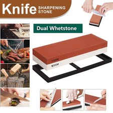 1000/6000 Dual Whetstone Waterstone Knife Sharpening Water Wet Stone Sharpener