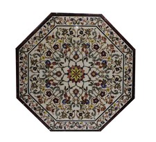 Dining Table Mosaic Pietra Dura Italian Floral Design Roman Medici Console Foyer